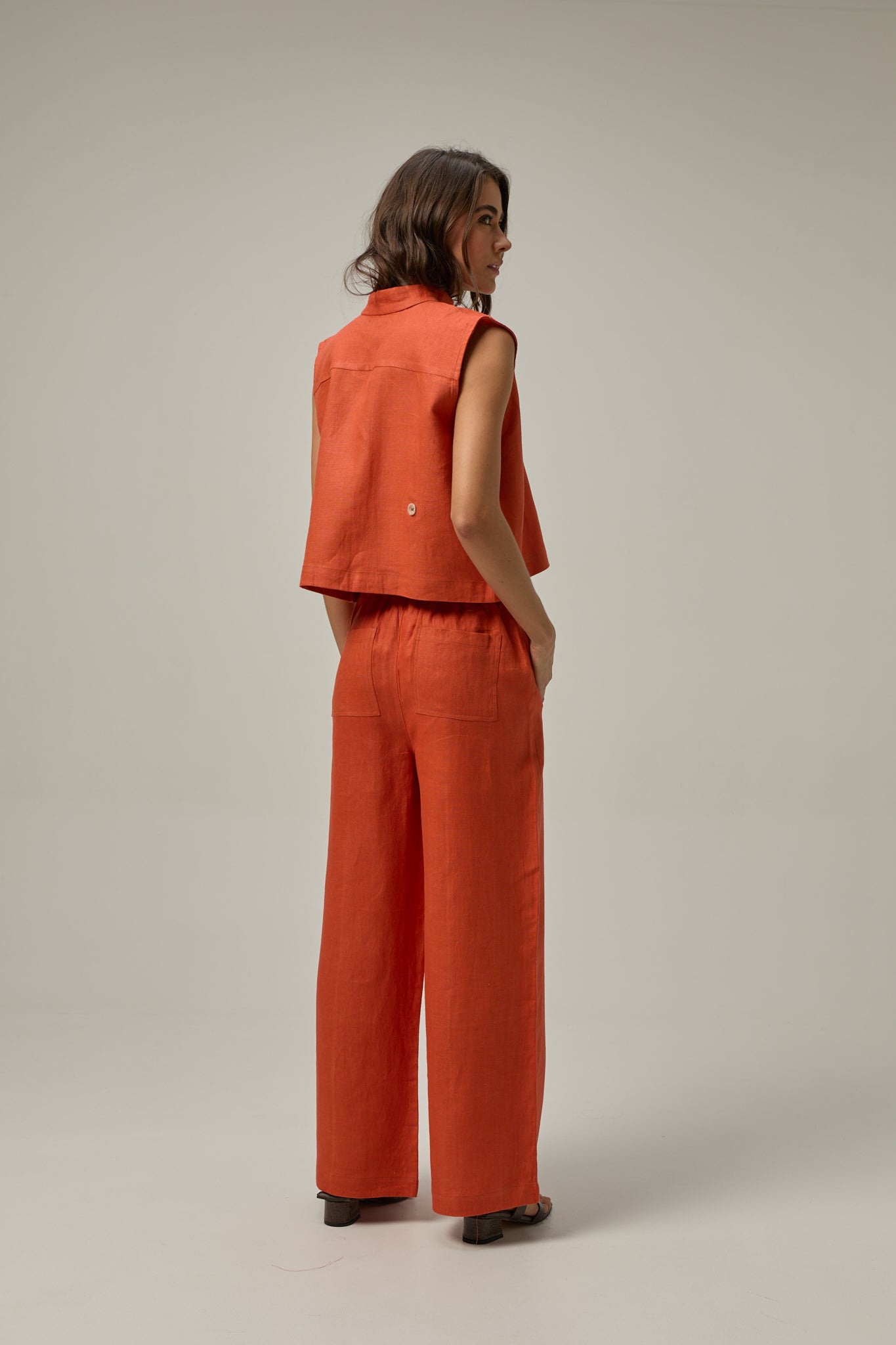 PANTALON SERRE NARANJA
