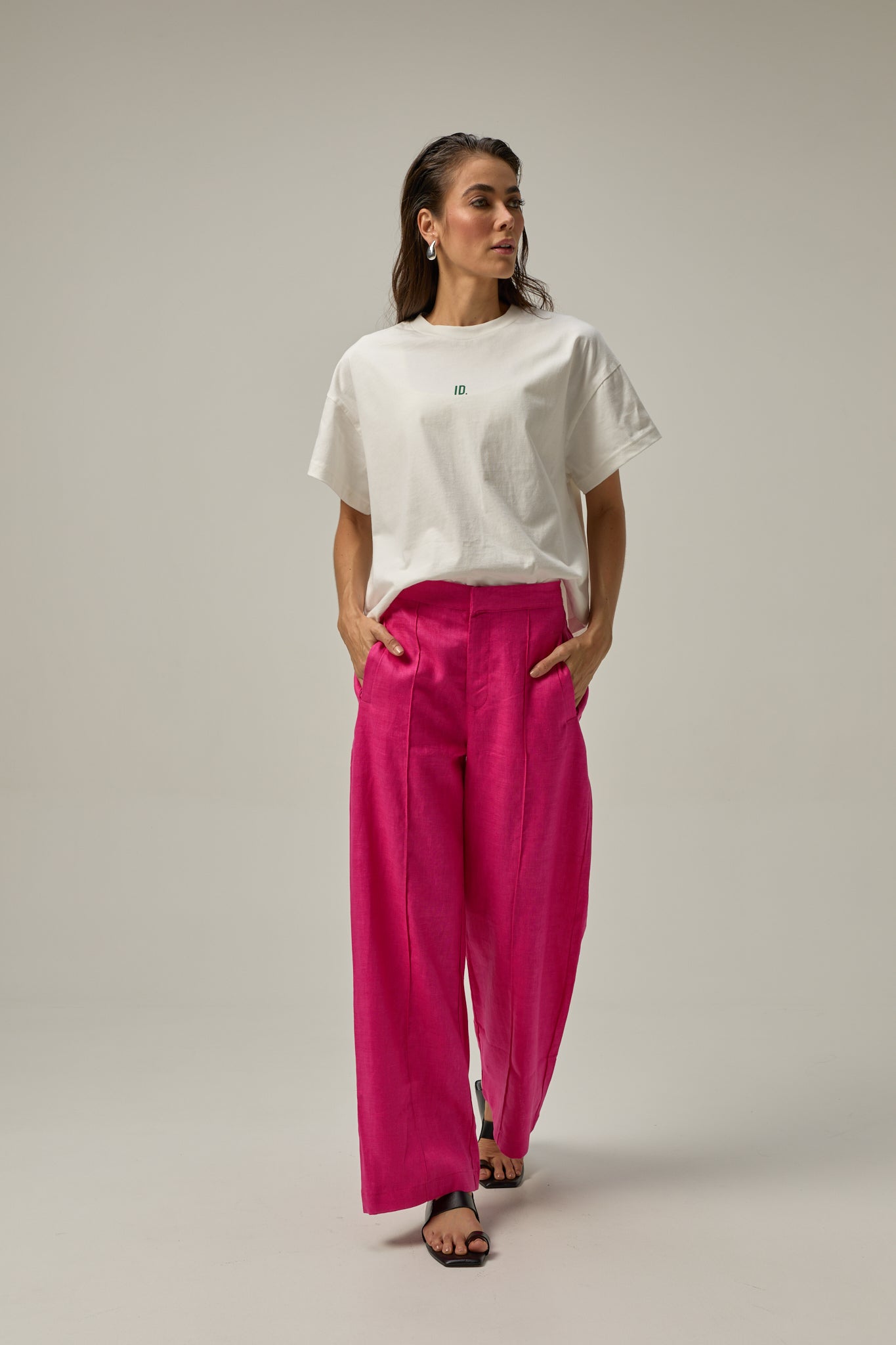 PANTALON SERRE FUCSIA