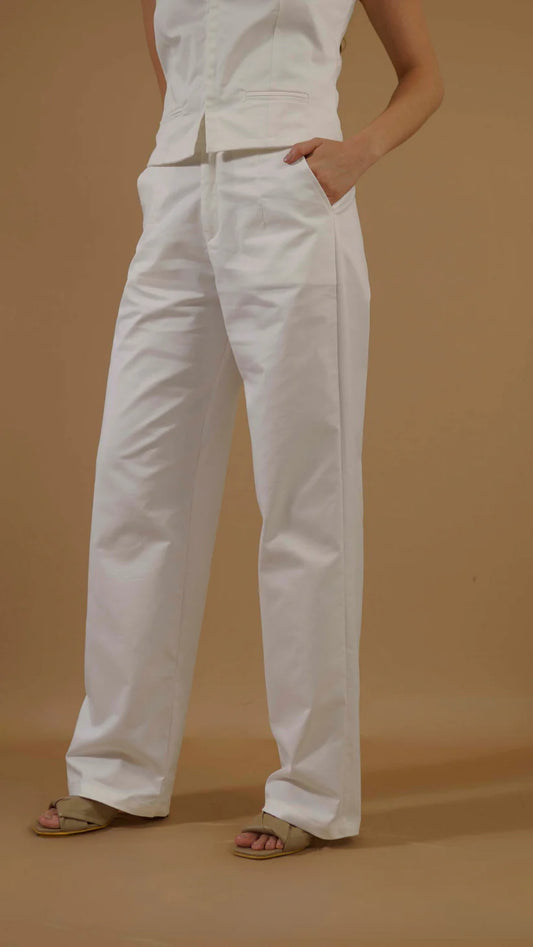 PANT BLANC