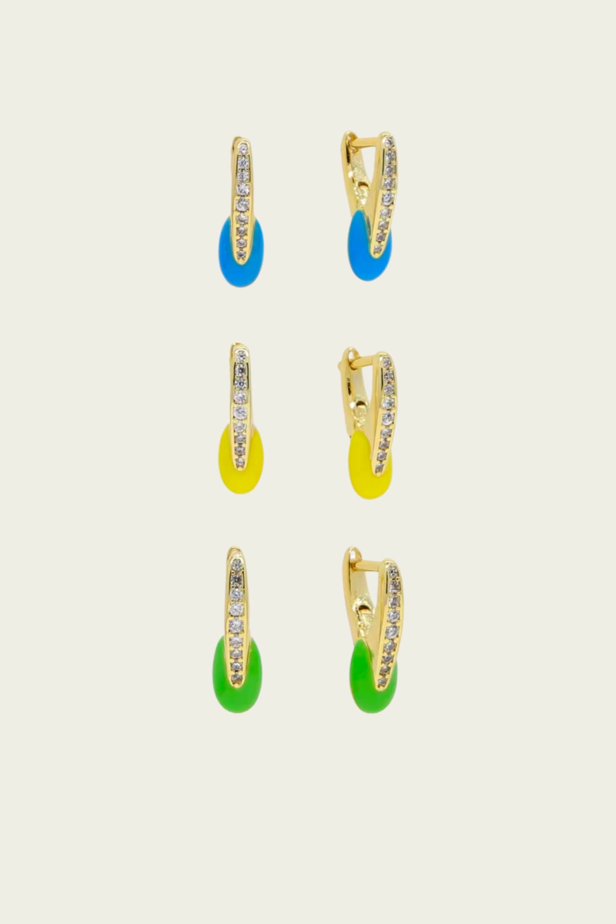 COLORFUL MINI EARRINGS
