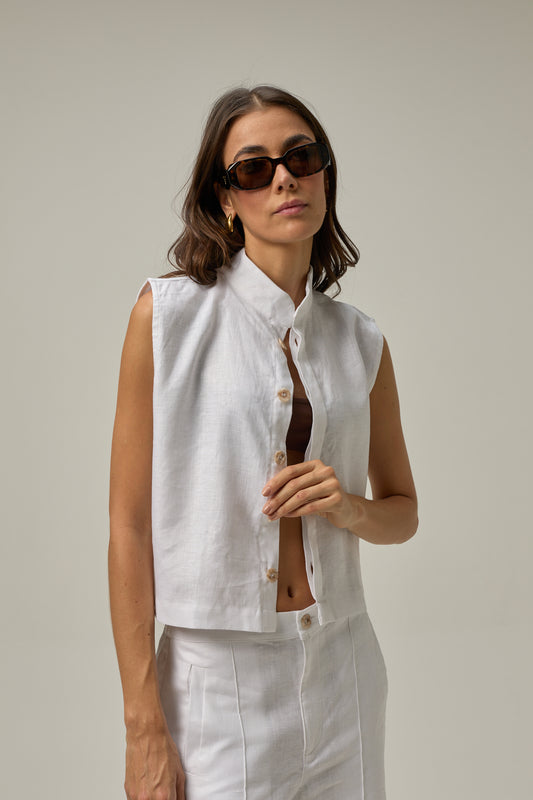 CHALECO MUSE BLANCO