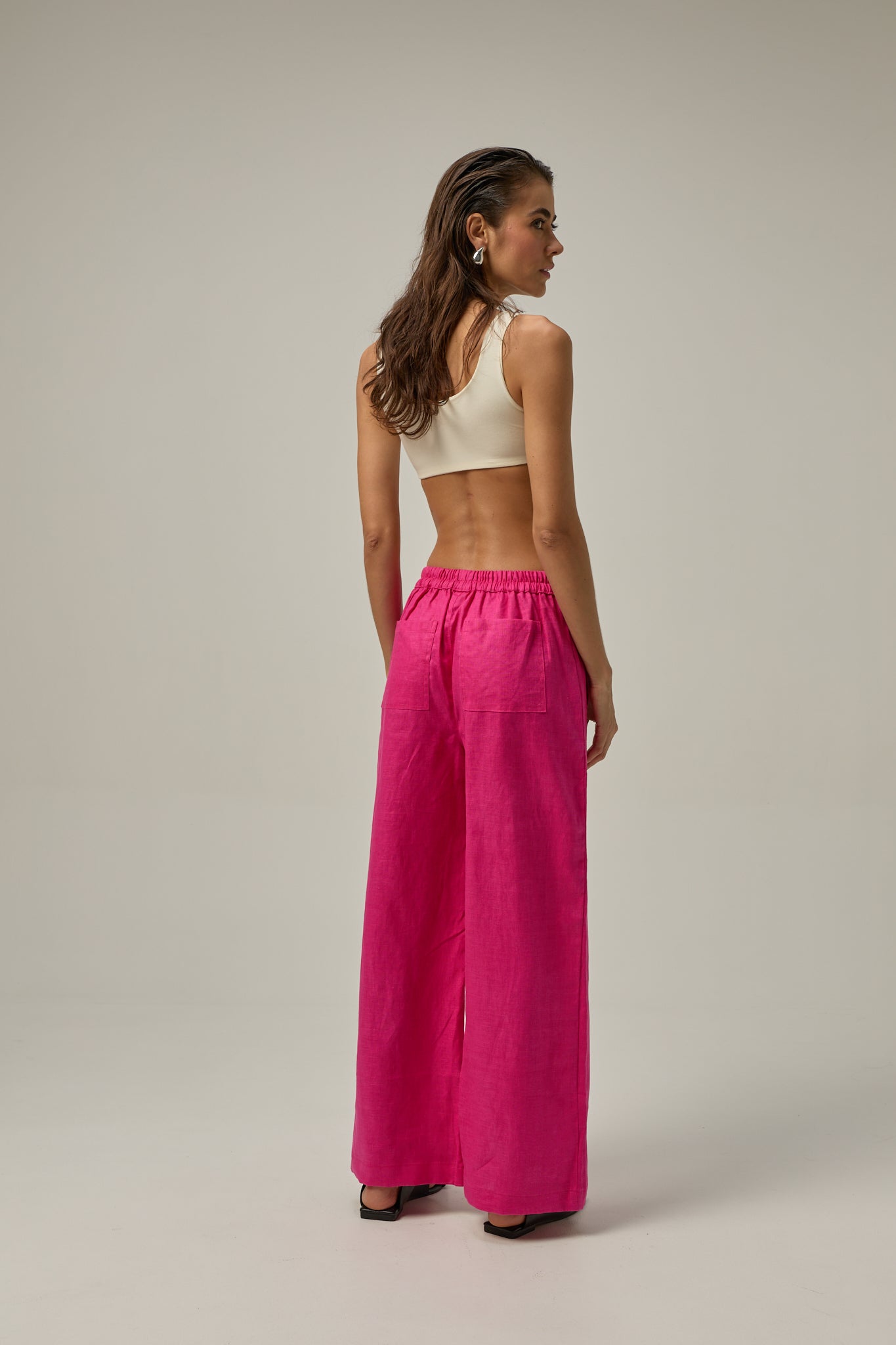 PANTALON SERRE FUCSIA