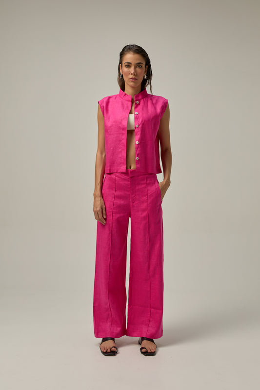 CHALECO MUSE FUCSIA